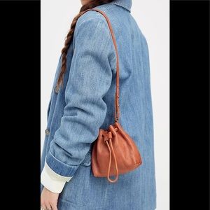 Brand new leather cross body bag